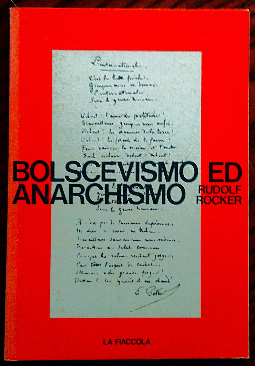 Bolscevismo ed anarchismo.