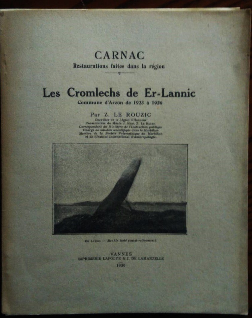 Carnac, Restauration faites dans la région. Les Cromlechs de Er-Lannic. …
