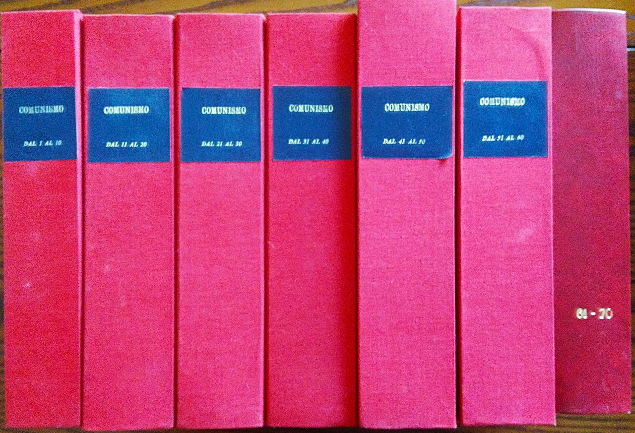 Comunismo. Rivista quadrimestrale, POI, semestrale. Anno 1 n. 1 Gennaio-Aprile … | Immagine principale