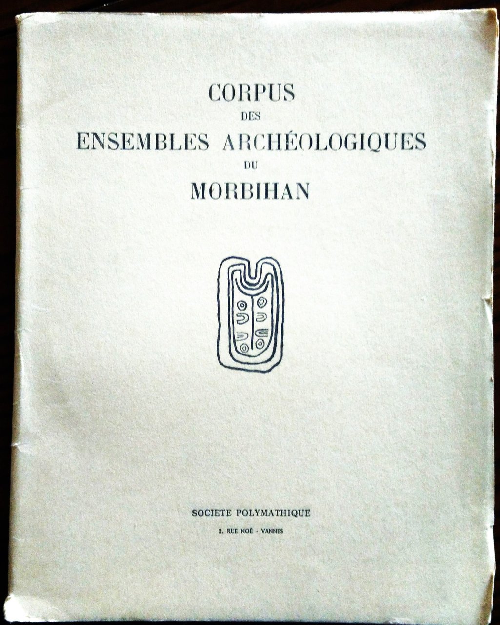 Corpus des ensembles archéologiques du Morbihan.