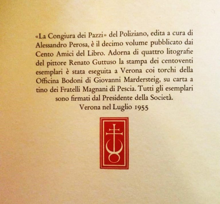 Della congiura dei Pazzi. Stampato nel testo originale latino per …