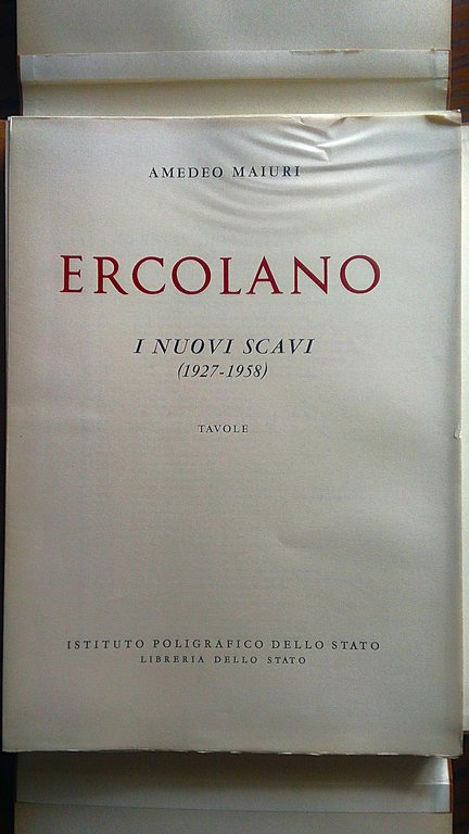 Ercolano. I nuovi scavi (1927-1958).