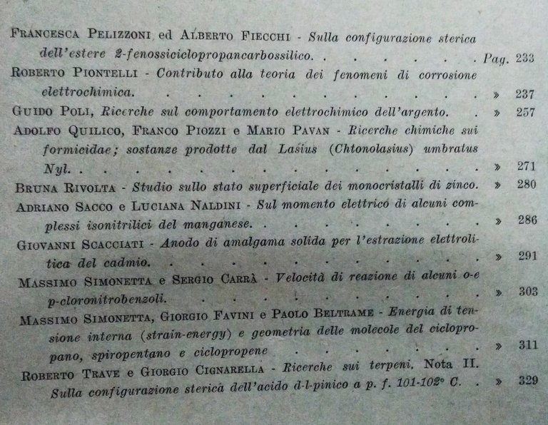Fascicolo Straordinario dedicato al m. e. Livio Cambi.