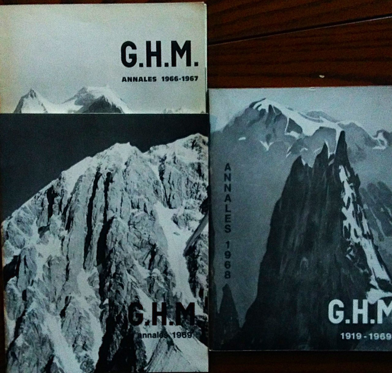 Groupe de Haute Montagne. Annales 1966/7 - 1968 - 1969.