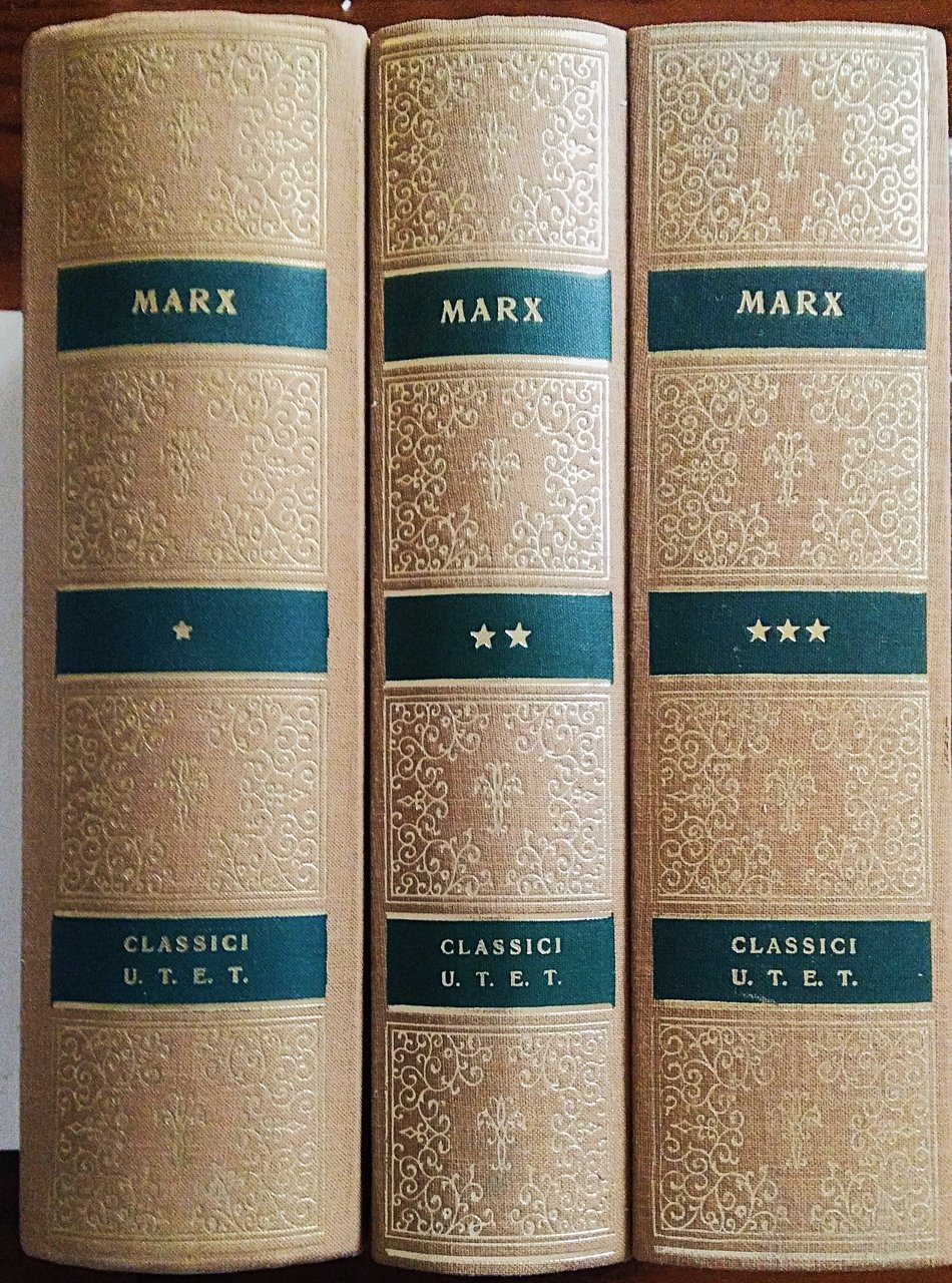 Il Capitale. Libro primo - secondo - terzo. A cura …