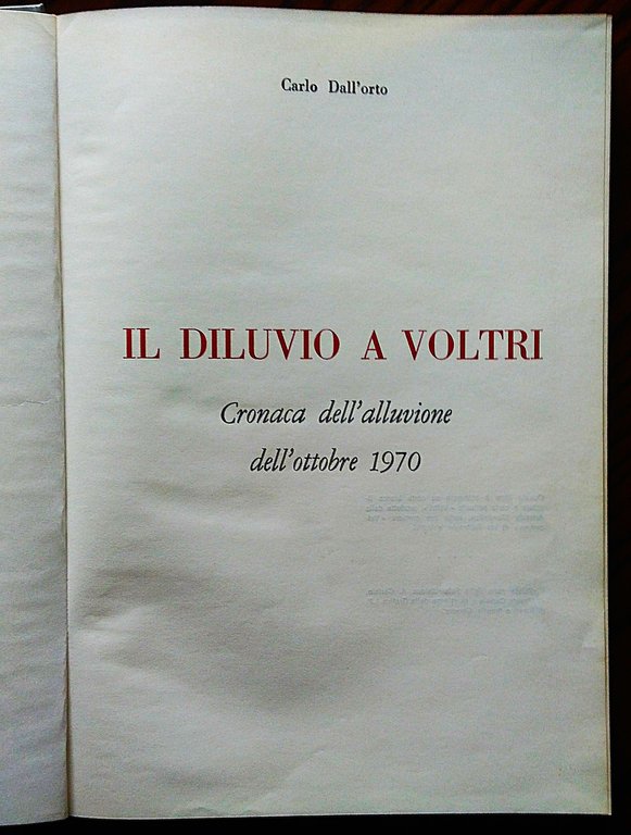 Il diluvio a Voltri. Cronaca dell'alluvione dell'ottobre 1970. | Immagine Gallery 2