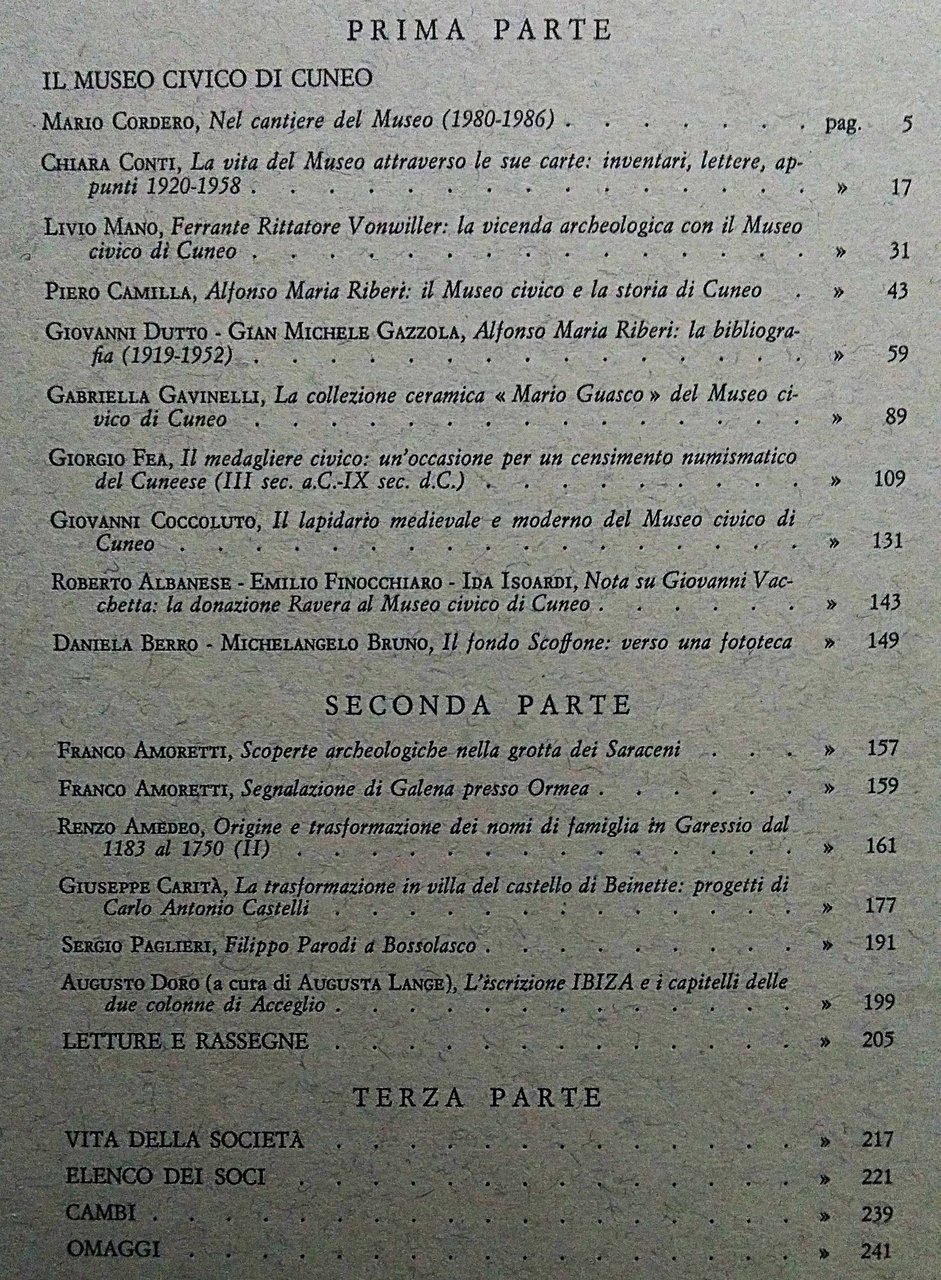 IL MUSEO CIVICO DI CUNEO. IN - Bollettino della Società …