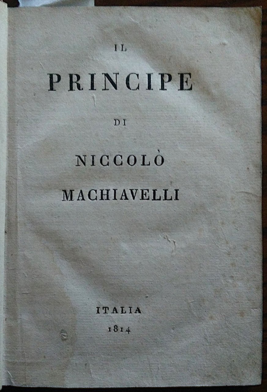 Il Principe.
