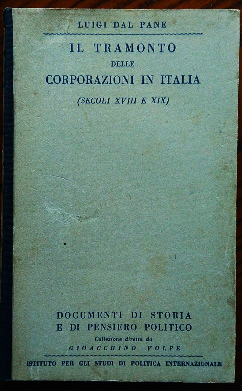 Il tramonto delle corporazioni in Italia (secoli XVIII e XIX). | Immagine principale