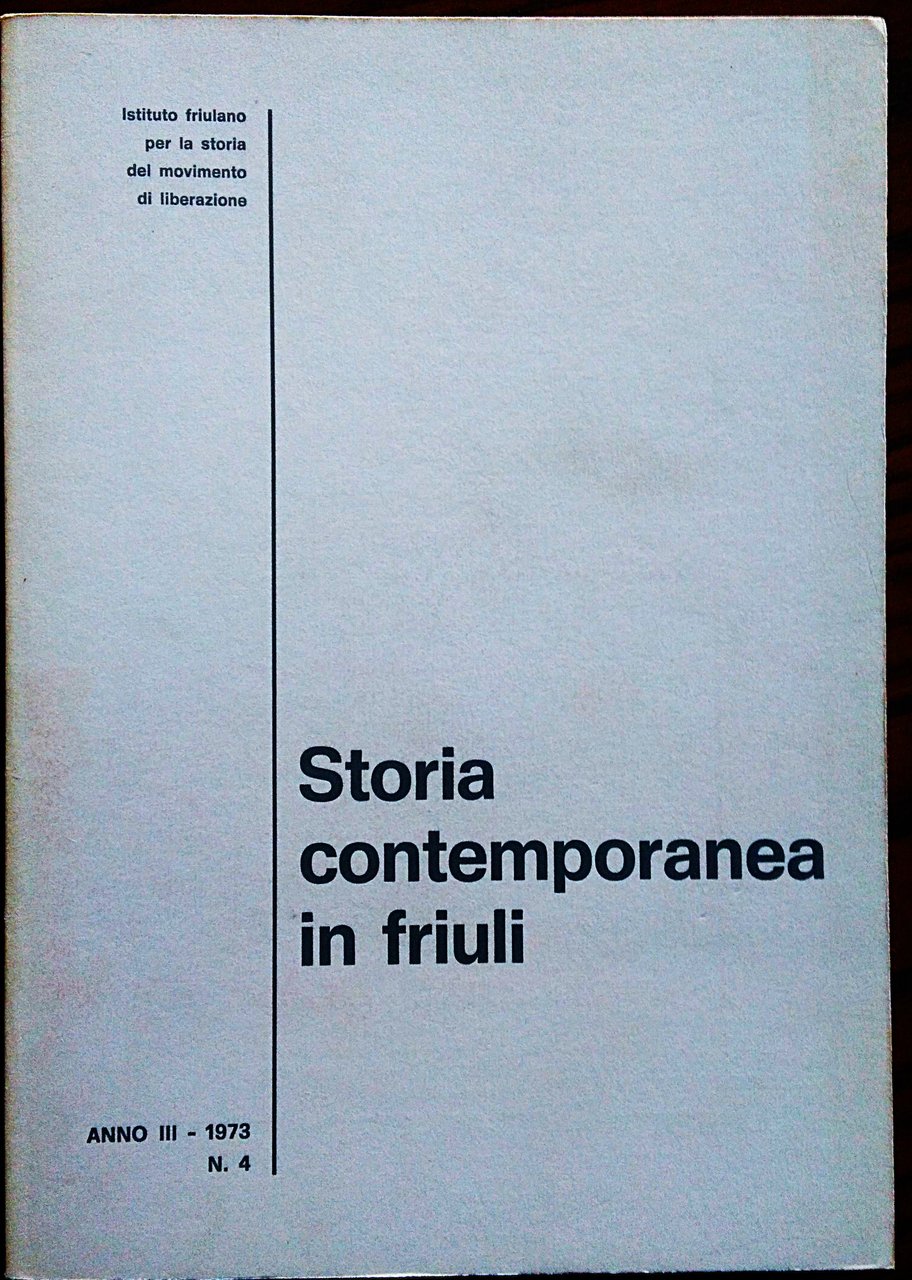 Istituto Friulano per la storia del movimento di liberazione. Storia … | Immagine principale