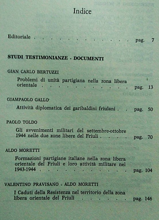 Istituto Friulano per la storia del movimento di liberazione. Storia … | Immagine Gallery 2