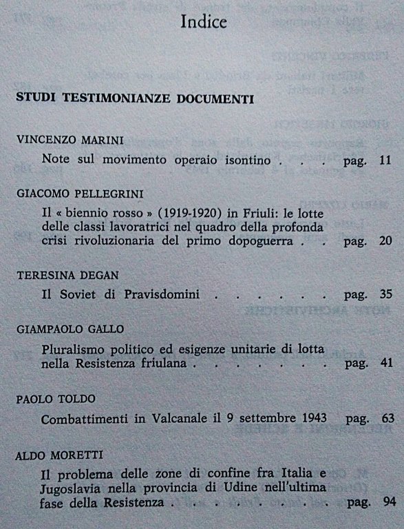 Istituto Friulano per la storia del movimento di liberazione. Storia … | Immagine Gallery 2