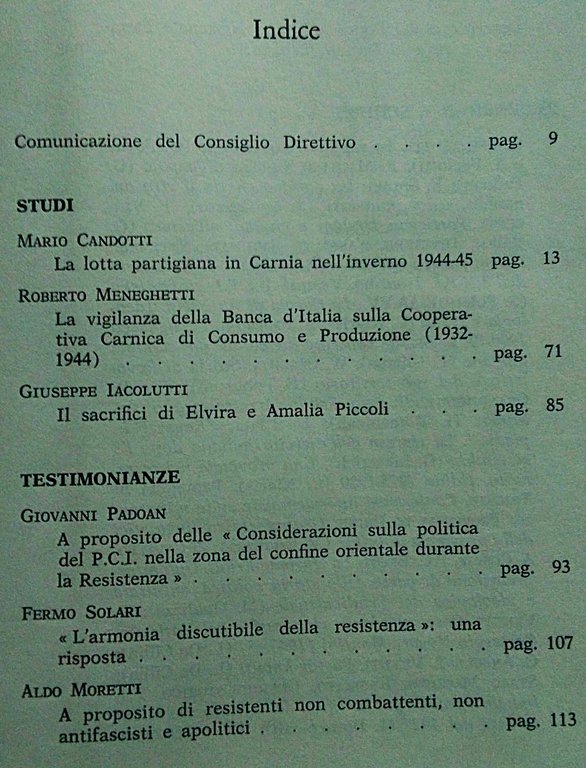 Istituto Friulano per la storia del movimento di liberazione. Storia … | Immagine Gallery 2