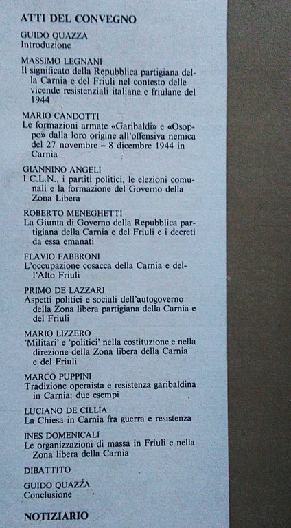 Istituto Friulano per la storia del movimento di liberazione. Storia … | Immagine Gallery 2