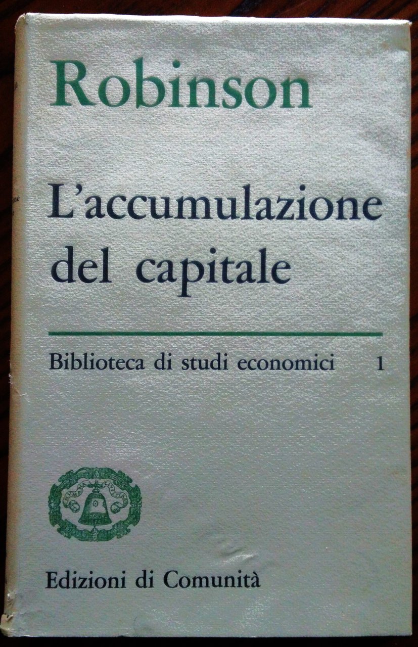 L'accumulazione del capitale.