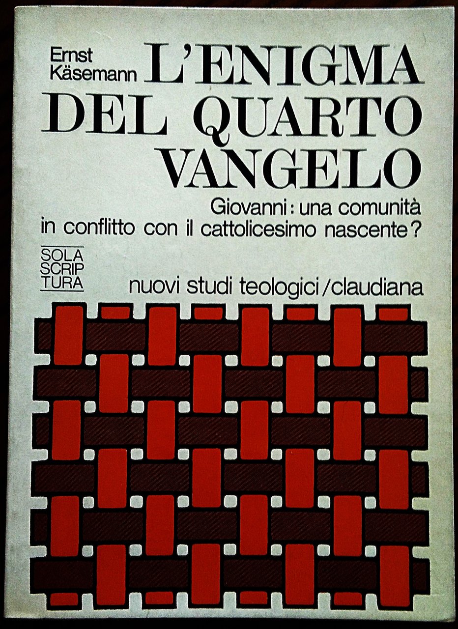 L'enigma del quarto Vangelo Giovanni: una comunità in conflitto con …