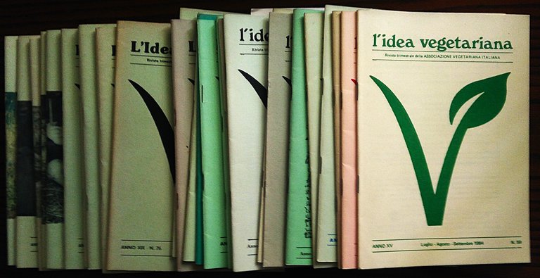 L'idea Vegetariana. Organo della Associazione Vegetariana Italiana. 64 facicoli dal …