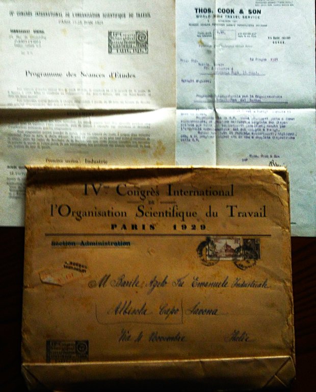 L' Organisation Scientifique du Travail. IV° Congres International Paris 1929.