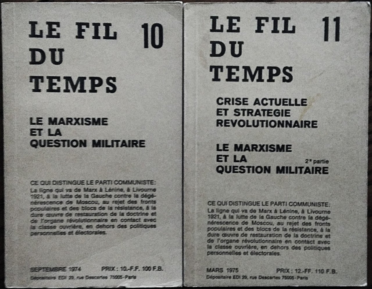 Le Fil du Temps 10-11. Le marxisme et la question …