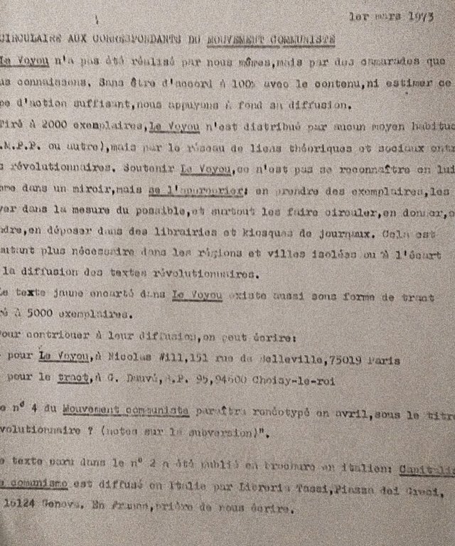 Le Voyou. Organe de provocation et d'affirmation communiste. N. 1, …