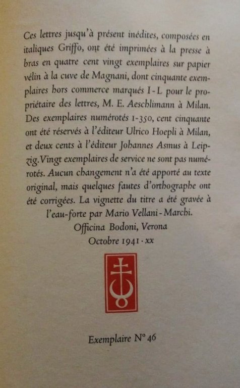 Lettres à une amie vénitienne.