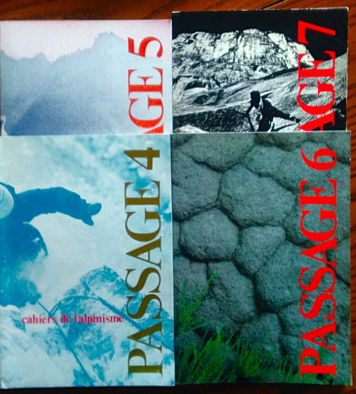 Passage Cahiers de l'alpinisme. Volumi 1-7 (tutto il pubblicato). + …
