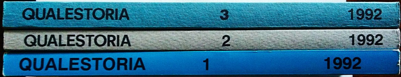 Quale Storia. Bollettino dell' Istituto Regionale per la Storia del … | Immagine principale