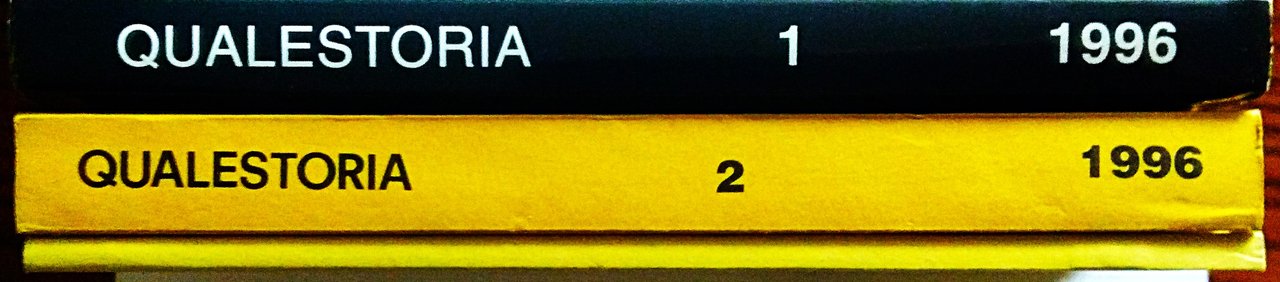 Quale Storia. Bollettino dell' Istituto Regionale per la Storia del … | Immagine principale