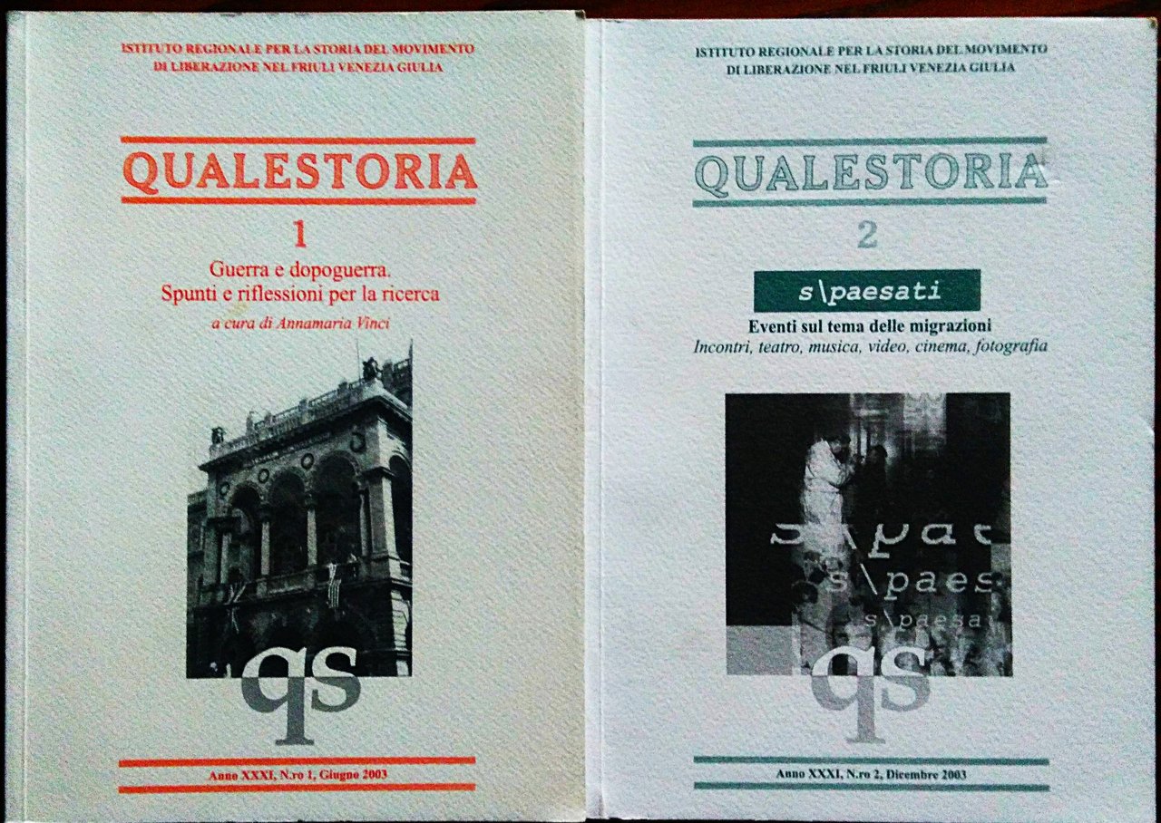 Quale Storia. Istituto Regionale per la Storia del Movimento di … | Immagine principale
