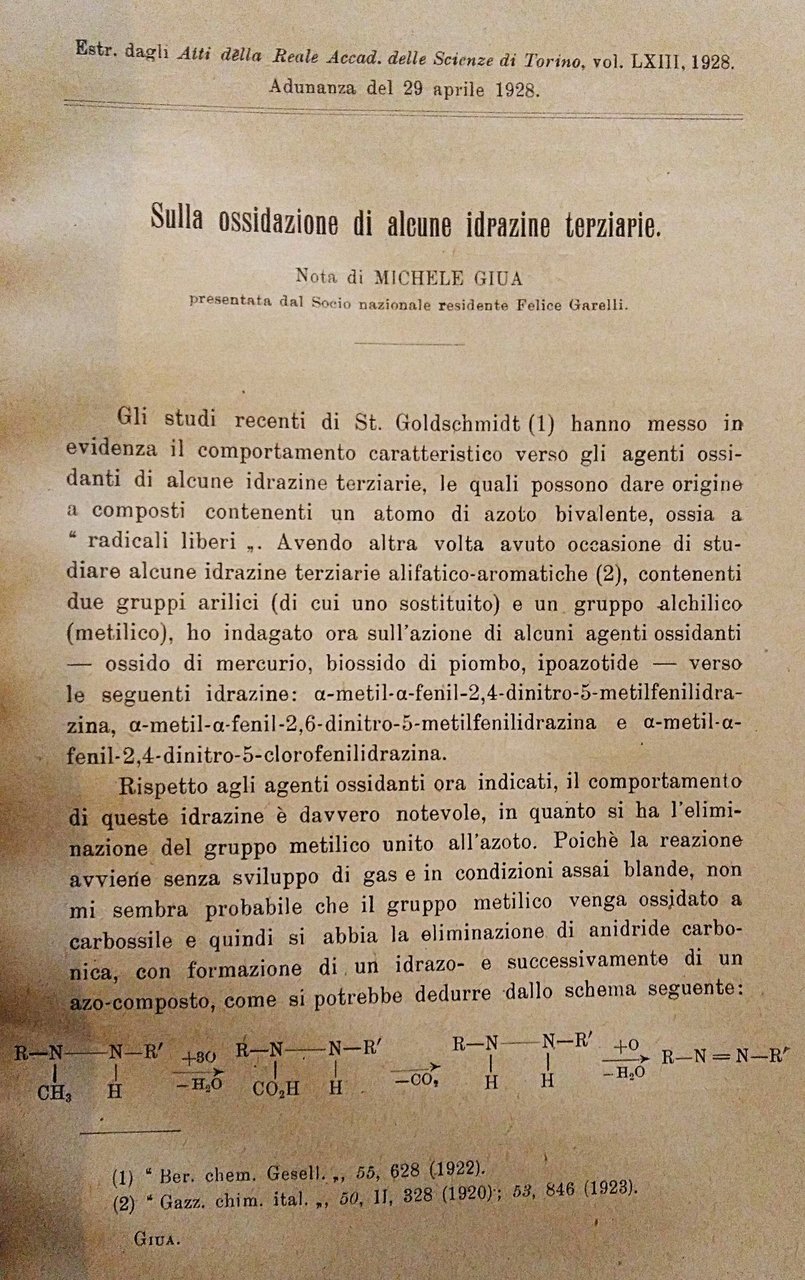 QUATTORDICI MEMORIE ORIGINALI DAL 1924 AL 1932.