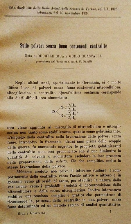 QUATTORDICI MEMORIE ORIGINALI DAL 1924 AL 1932.