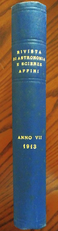 Rivista di astronomia e scienze affini. Bollettino della Società astronomica …