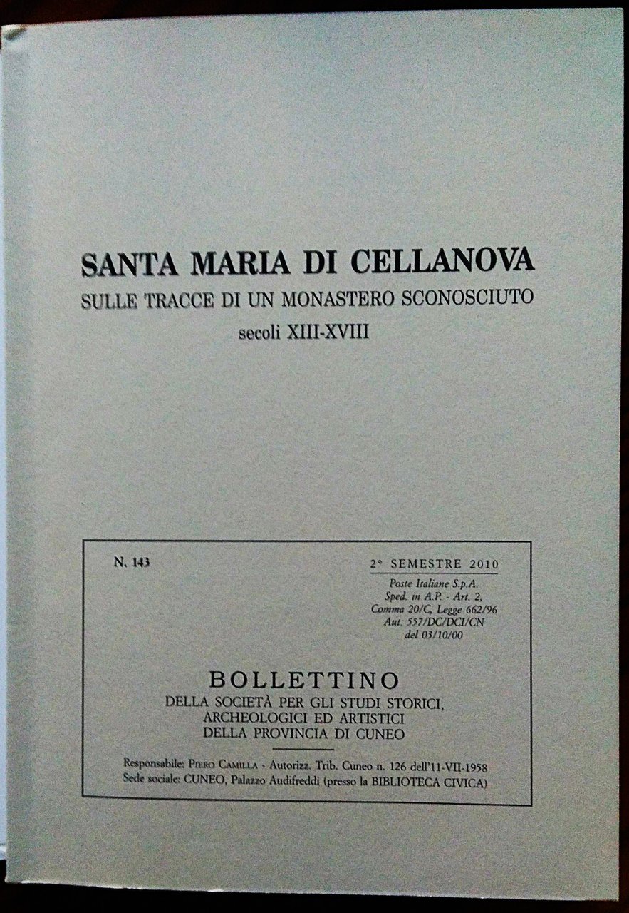 SANTA MARIA DI CELLANOVA. Sulle tracce di un Monastero sconosciuto …
