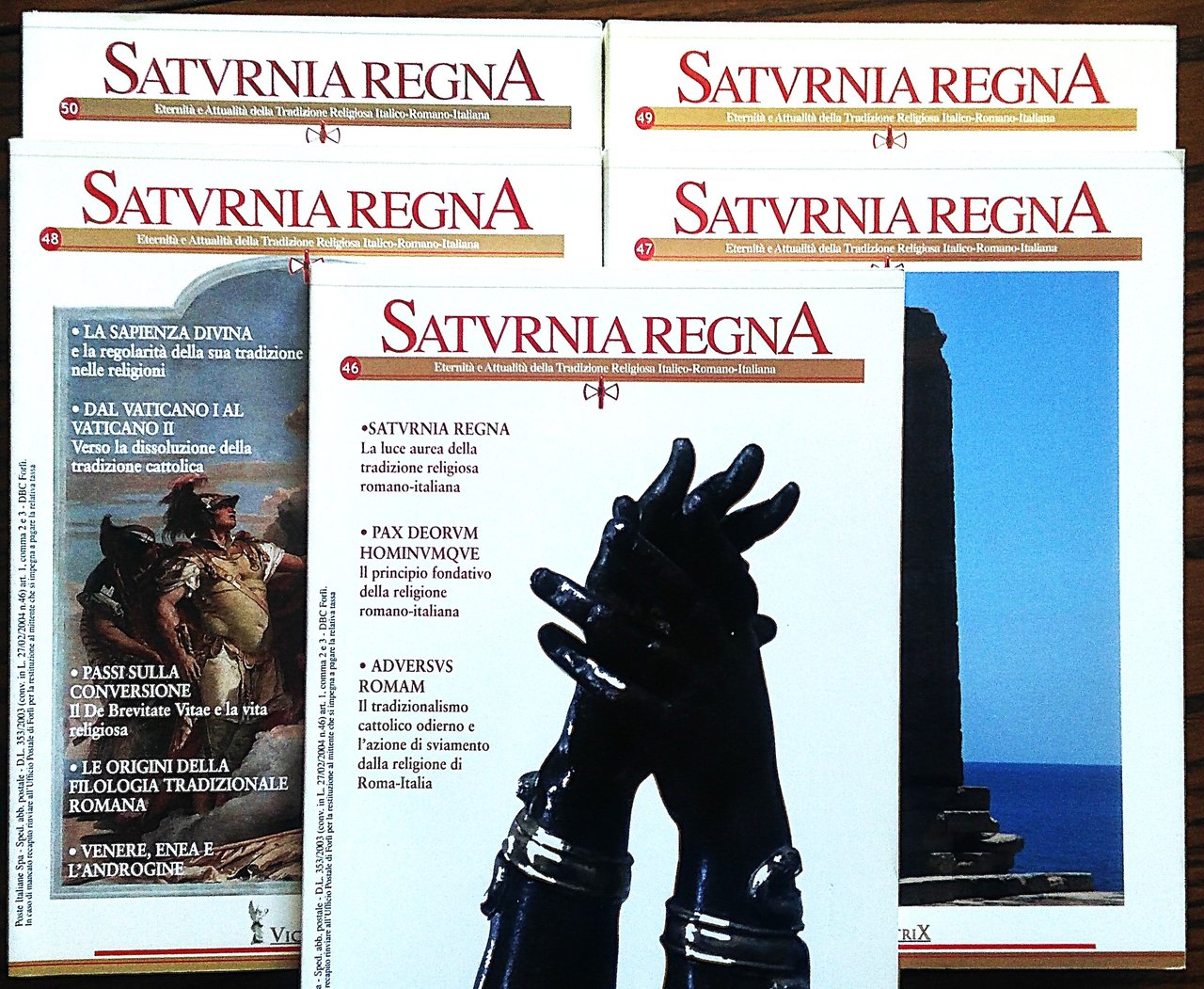 Saturnia Regna. Eternità e Attualità della Tradizione Religiosa Italico-Romano-Italiana. Periodico … | Immagine principale