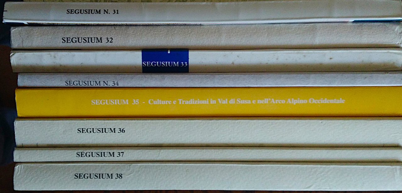 SEGUSIUM. Luglio 1991, Anno XXVIII, N. 31 - Settembre 1999, …