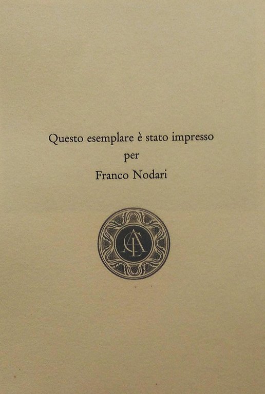 Sonetti del Burchiello. Incisioni di Mino Maccari.