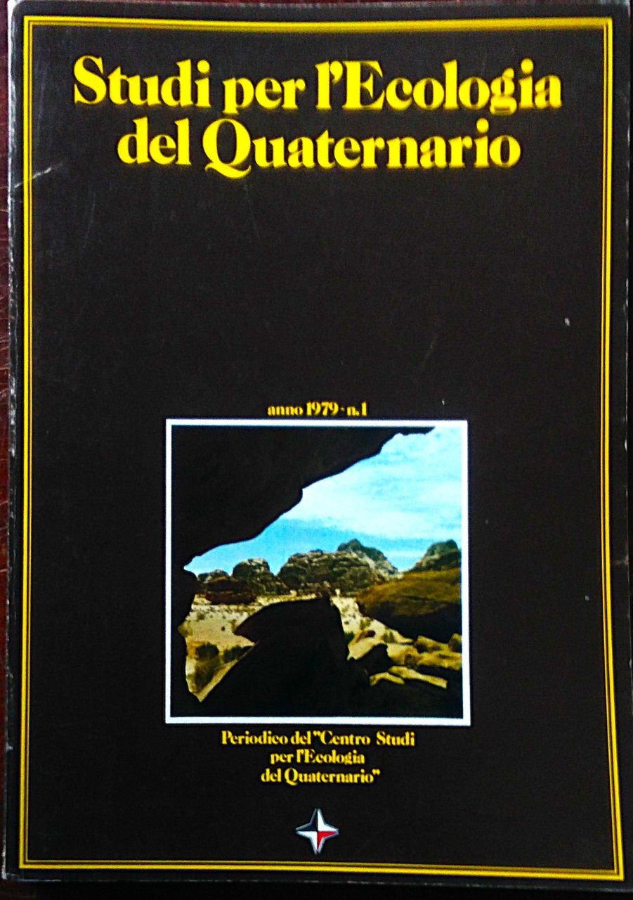 Studi per l'Ecologia del Quaternario. A cura di Edoardo Borzatti …