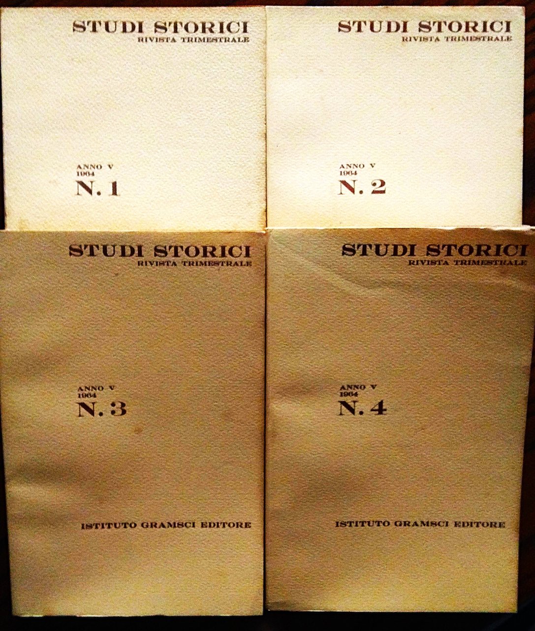 Studi storici anno V, 1964.