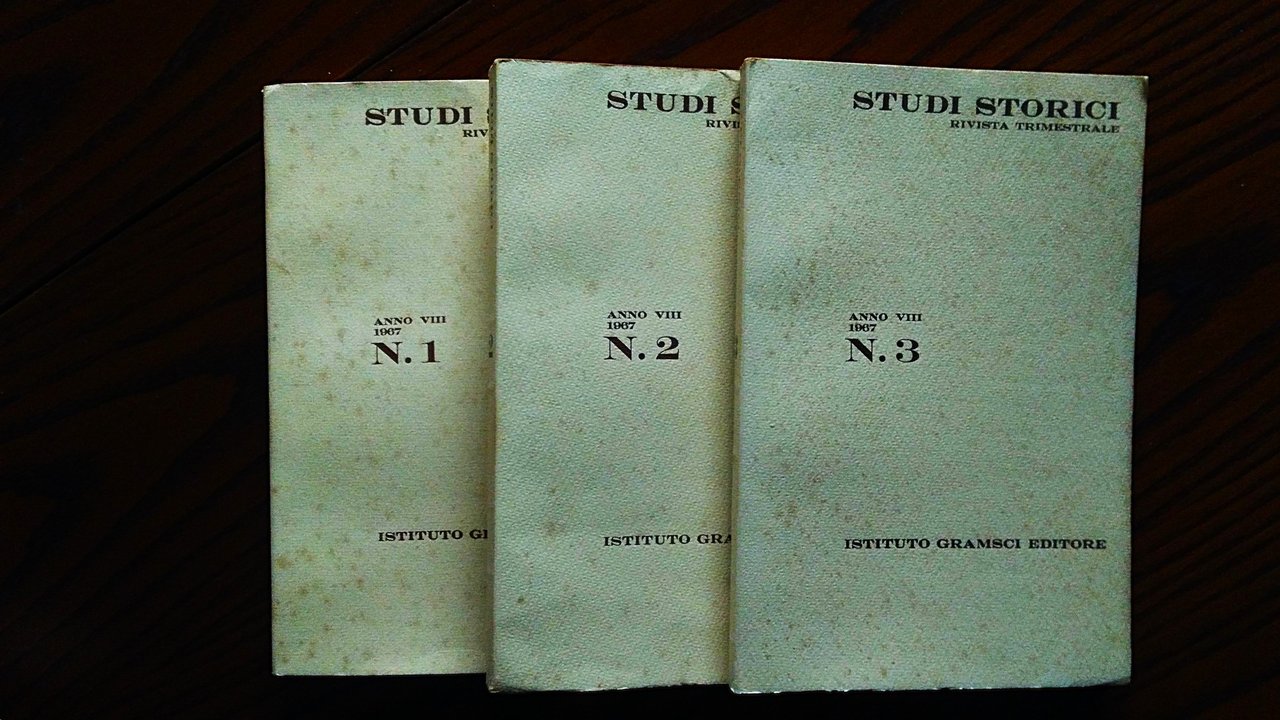 Studi storici anno VIII, 1967.