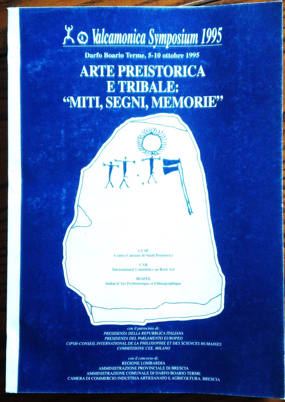 Valcamonica Symposium Darfo Boario Terme, 5-10 ottobre 1995. Arte preistorica …