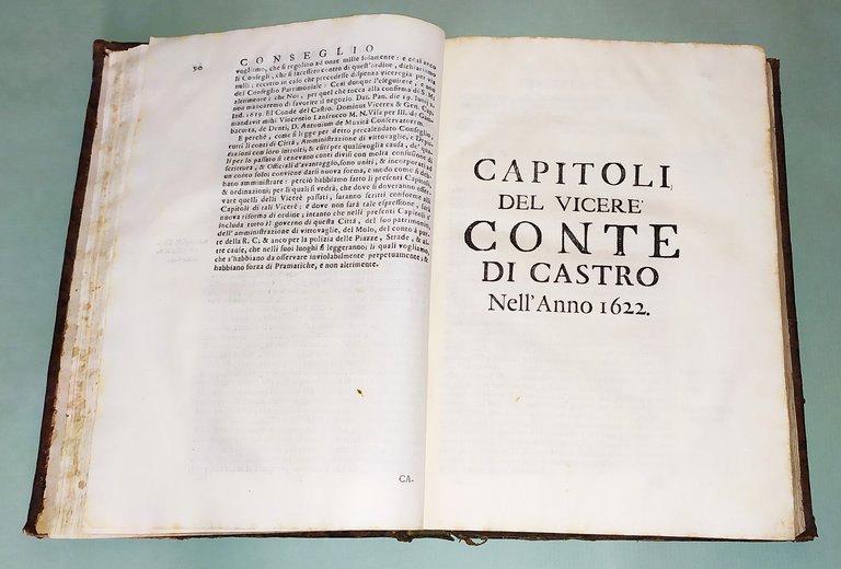 Capitoli, Ordinazioni, Lettere et Atti Regj e Viceregj diversi della …