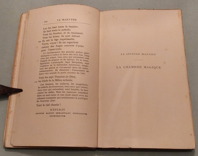 Le martyre de Saint Sebastien. Mystere compose en rythme francais …