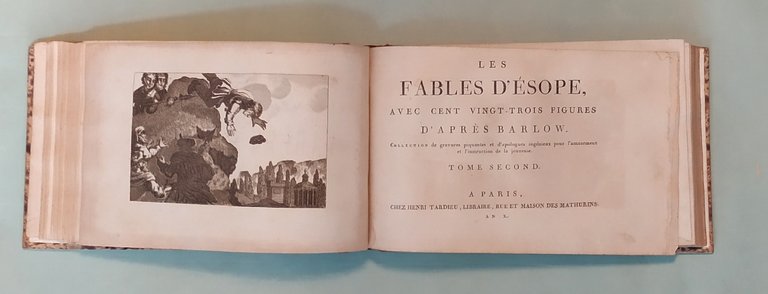 Les fables d'Esope, avec cent vingtrois figures d'après Barlow.