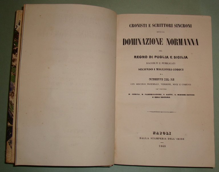 Cronisti e Scrittori Sincroni Napoletani editi e inediti ordinati per …