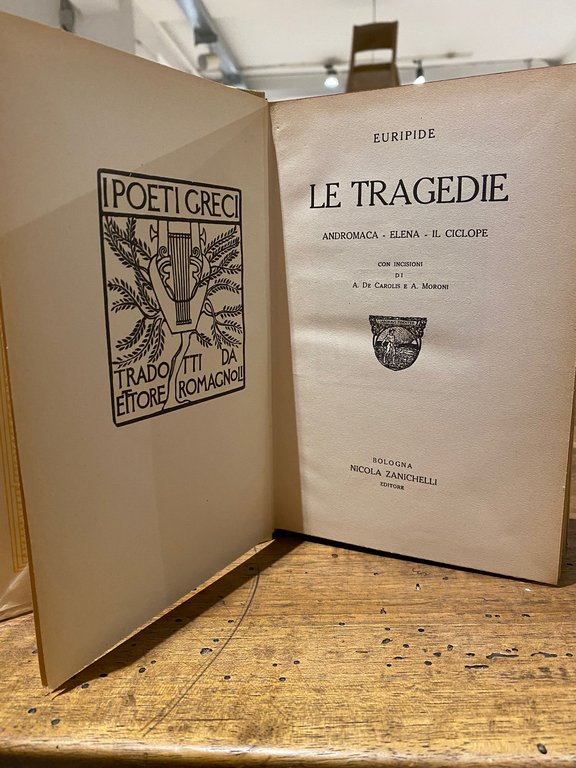 EURIPIDE - TRAGEDIE - A CURA DI ETTORE ROMAGNOLI