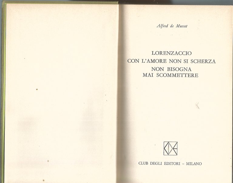 LORENZACCIO - CON L'AMORE NON SI SCHERZA - NON BISOGNA …