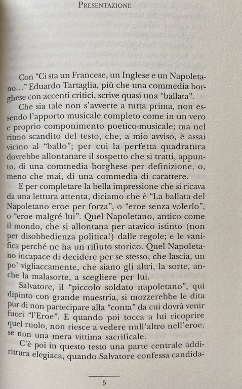 CI STA UN FRANCESE UN INGLESE E UN NAPOLETANO