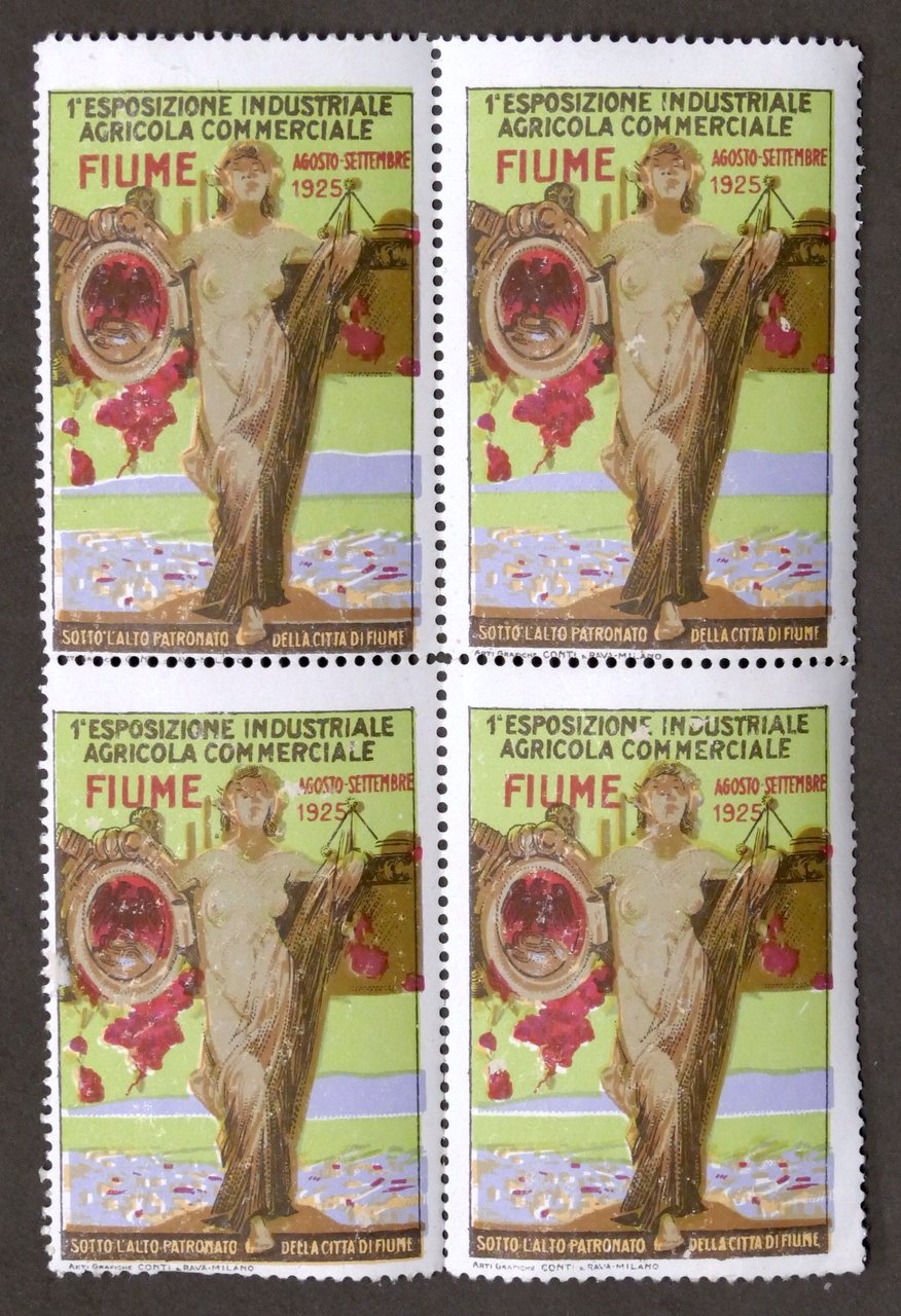 1^ Esposizione Industriale Agricola di Fiume - Lotto 4 chiudilettera …
