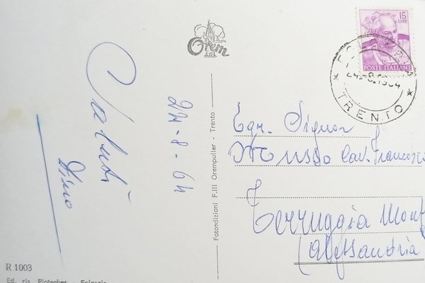 Cartolina - Folgaria ( Trento ) - Panorama - 1964