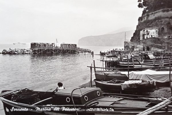 Cartolina - Sorrento - Marina dei Pescatori - 1965